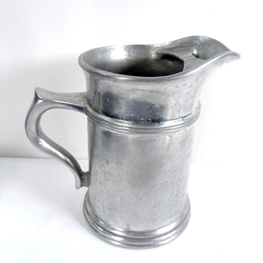 Wilton Armetale Pitcher Silver RWP Pewter Ice Guard Tankard Water Jug